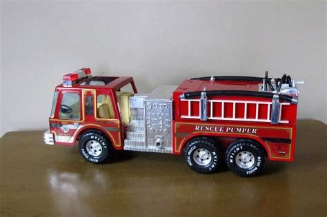 vintage metal toy fire houses|Metal Fire Truck Toy for sale .